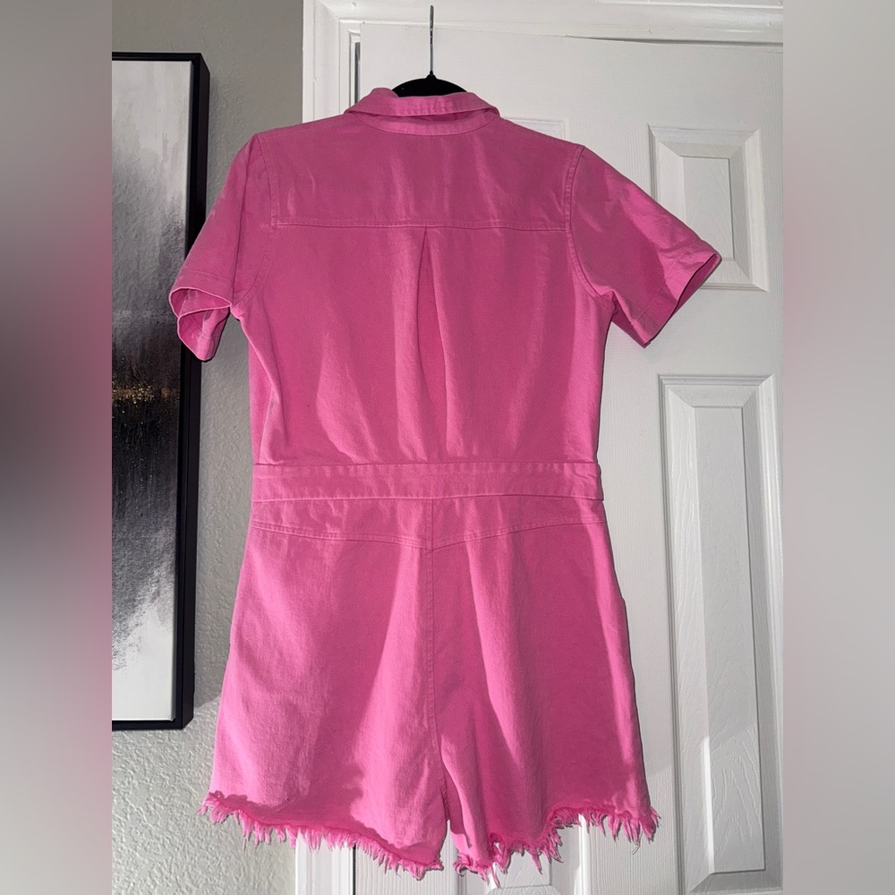 Sadie & Sage Vibrant Pink Romper - Picture 7 of 10